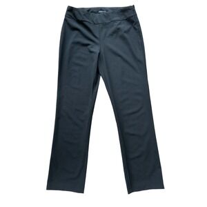 Eileen Fisher Black Pants Small Minimalist Stretchy Workwear Straight Leg
